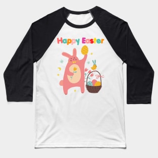 Happy easter with bunny Baseball T-Shirt